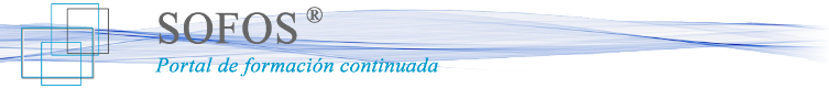 Logotipo SOFOS. Portal de formación continuada. Ir al sitio web. Abre en ventana nueva